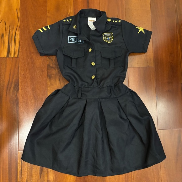Kids Police Dress with Badges - Black - Picture 1 of 2